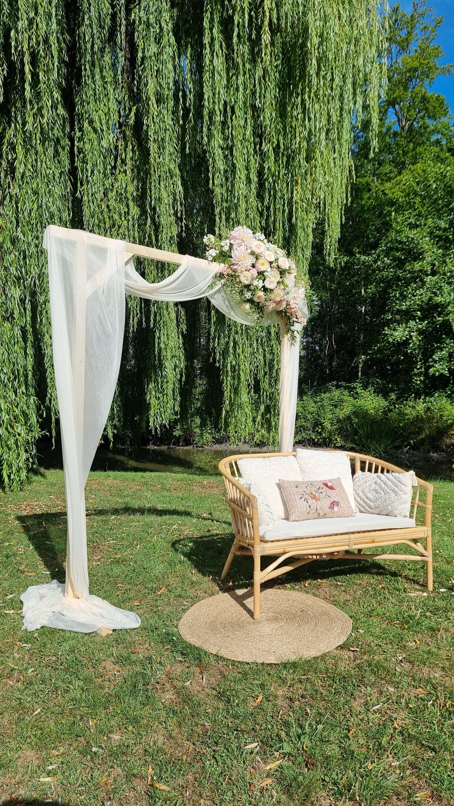 Organza 10 meter - Peach