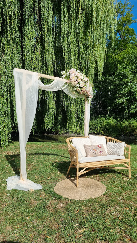 Organza 10 meter - Peach