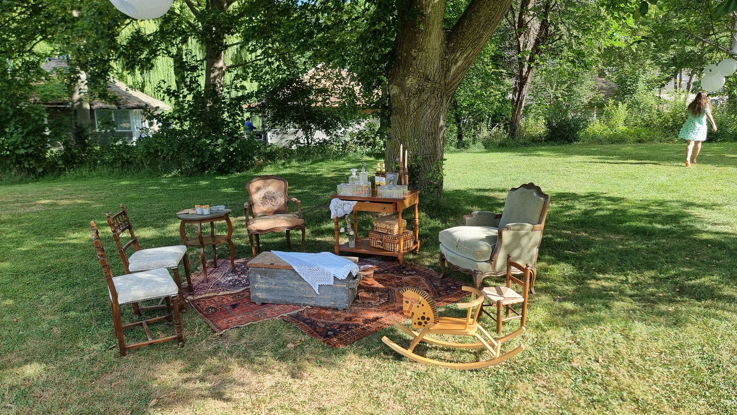 Vintage zithoek 3 compleet