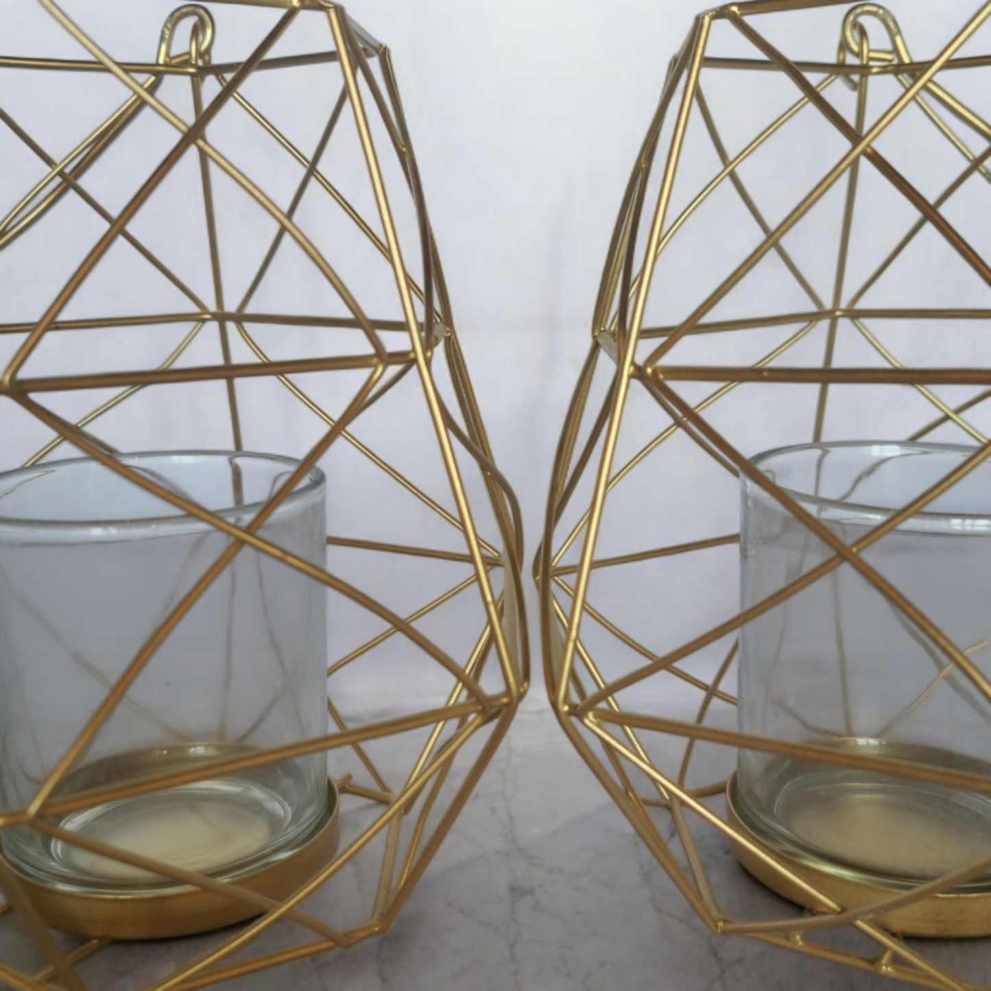 Windlicht Geo-Goud