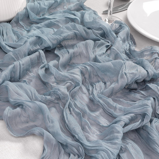 Organza 6 meter - Dusty Blue