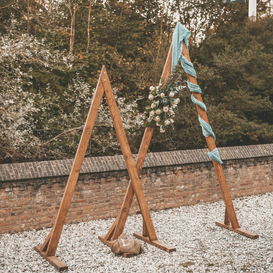 Organza 6 meter - Dusty Blue