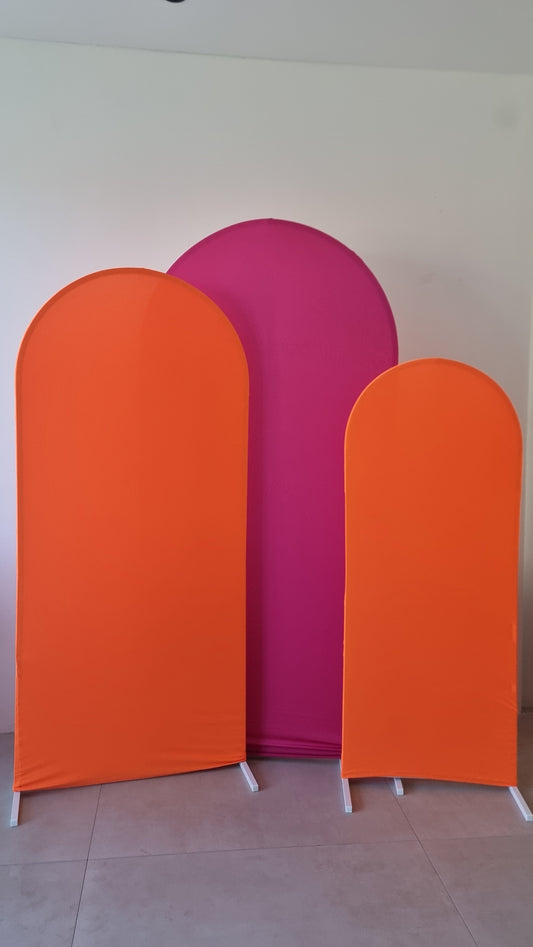 Stretchdoek - Roze - L